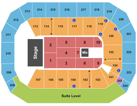 Baxter Arena Kevin Hart Seating Chart